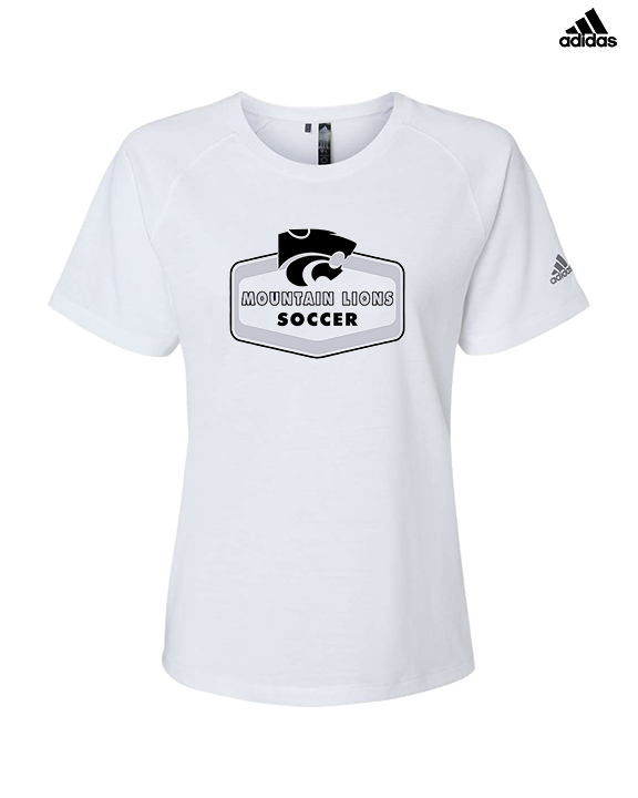 Mountain View HS Boys Soccer Board - Womens Adidas Performance Shirt