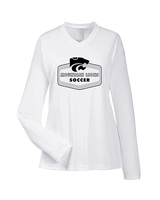 Mountain View HS Boys Soccer Board - Womens Performance Longsleeve
