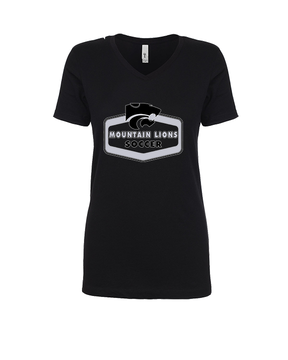 Mountain View HS Boys Soccer Board - Womens V-Neck