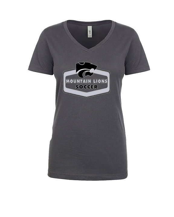 Mountain View HS Boys Soccer Board - Womens V-Neck