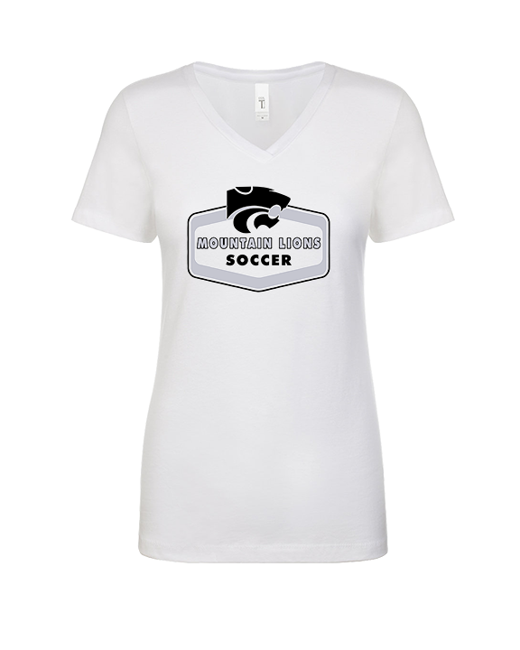 Mountain View HS Boys Soccer Board - Womens V-Neck