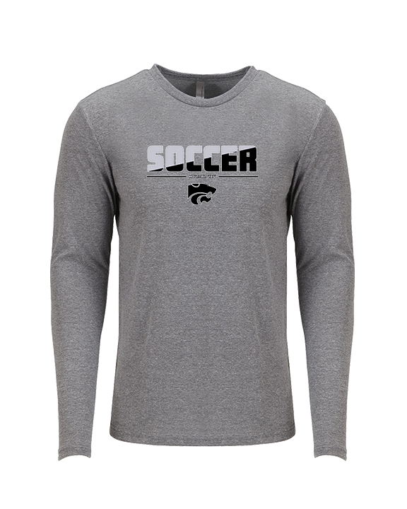 Mountain View HS Boys Soccer Cut - Tri-Blend Long Sleeve