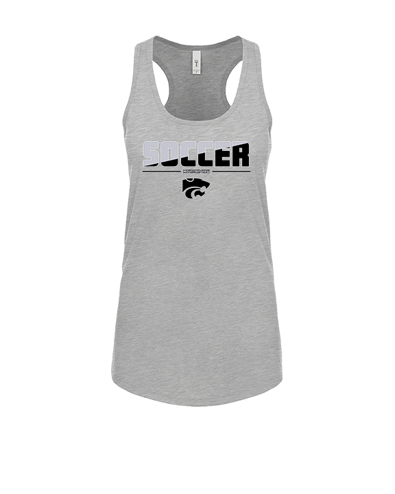 Mountain View HS Boys Soccer Cut - Womens Tank Top