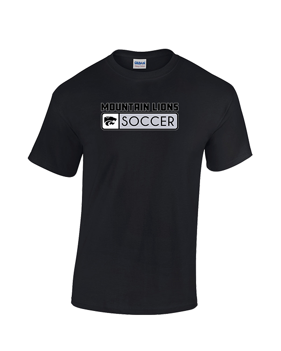 Mountain View HS Boys Soccer Pennant - Cotton T-Shirt