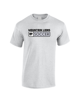 Mountain View HS Boys Soccer Pennant - Cotton T-Shirt