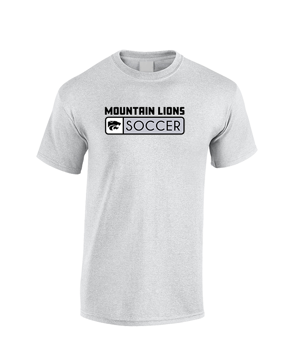 Mountain View HS Boys Soccer Pennant - Cotton T-Shirt