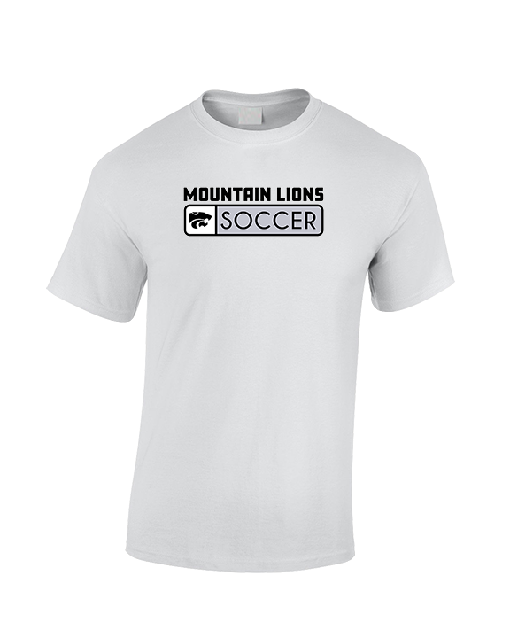 Mountain View HS Boys Soccer Pennant - Cotton T-Shirt