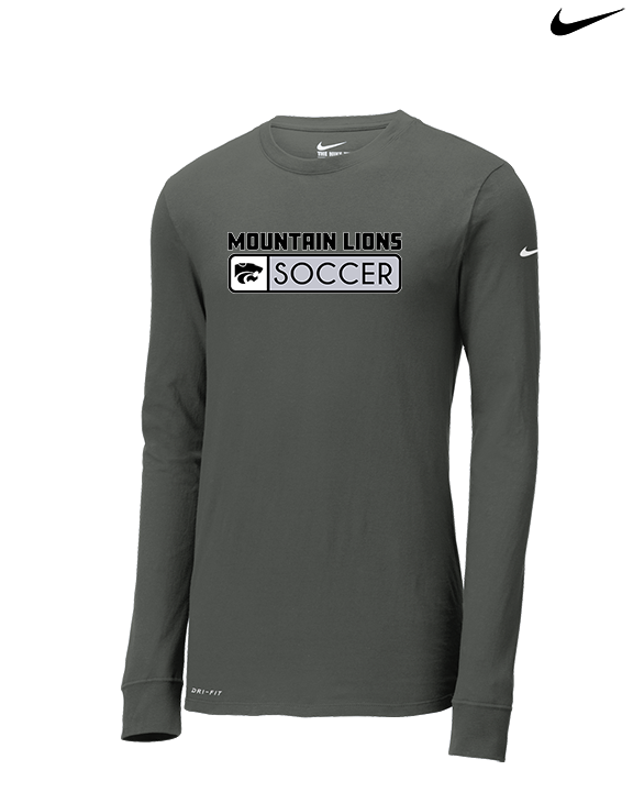 Mountain View HS Boys Soccer Pennant - Mens Nike Longsleeve