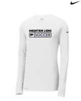 Mountain View HS Boys Soccer Pennant - Mens Nike Longsleeve