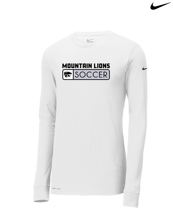 Mountain View HS Boys Soccer Pennant - Mens Nike Longsleeve