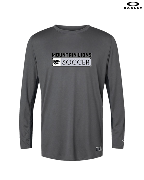 Mountain View HS Boys Soccer Pennant - Mens Oakley Longsleeve