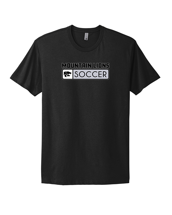 Mountain View HS Boys Soccer Pennant - Mens Select Cotton T-Shirt