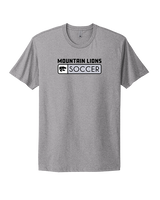 Mountain View HS Boys Soccer Pennant - Mens Select Cotton T-Shirt
