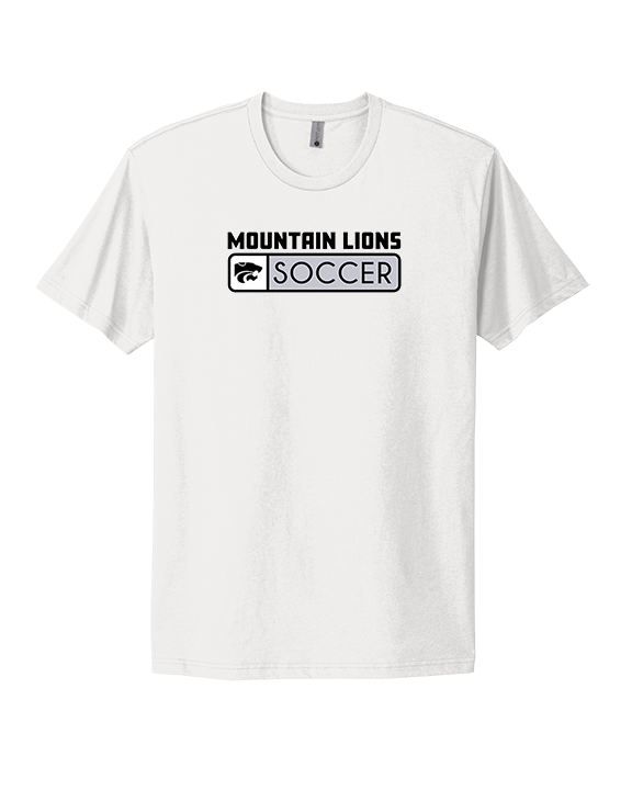 Mountain View HS Boys Soccer Pennant - Mens Select Cotton T-Shirt