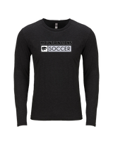 Mountain View HS Boys Soccer Pennant - Tri-Blend Long Sleeve