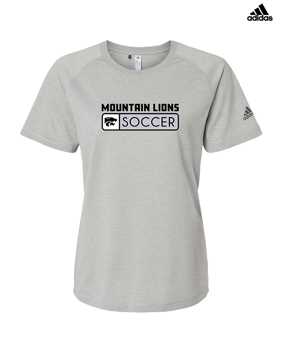 Mountain View HS Boys Soccer Pennant - Womens Adidas Performance Shirt