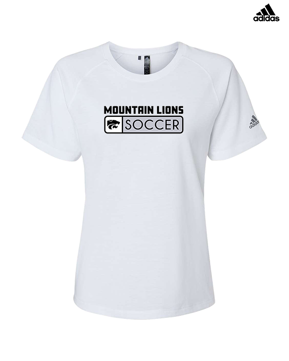 Mountain View HS Boys Soccer Pennant - Womens Adidas Performance Shirt