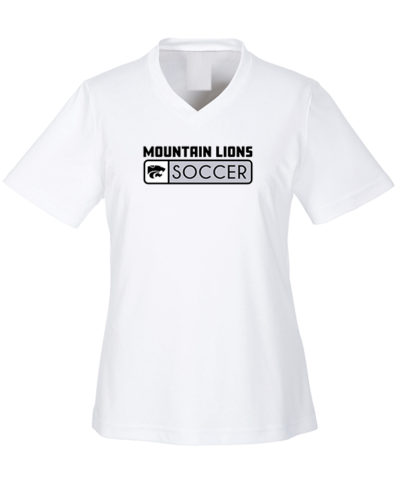Mountain View HS Boys Soccer Pennant - Womens Performance Shirt