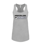 Mountain View HS Boys Soccer Pennant - Womens Tank Top