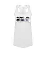 Mountain View HS Boys Soccer Pennant - Womens Tank Top