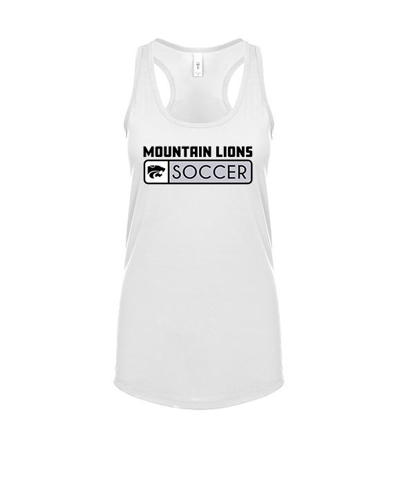 Mountain View HS Boys Soccer Pennant - Womens Tank Top