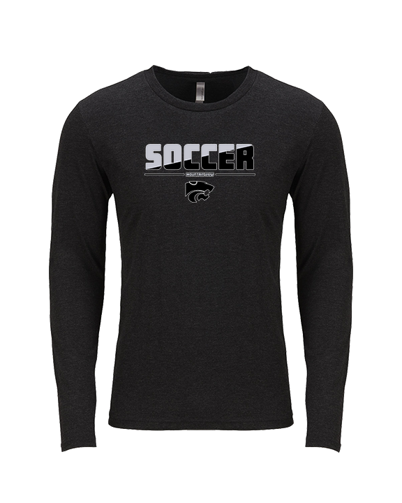 Mountain View HS Girls Soccer Cut - Tri-Blend Long Sleeve