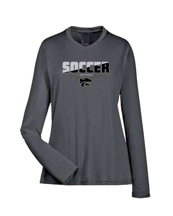 Mountain View HS Girls Soccer Cut - Womens Performance Longsleeve