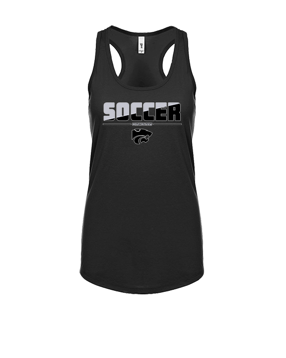 Mountain View HS Girls Soccer Cut - Womens Tank Top