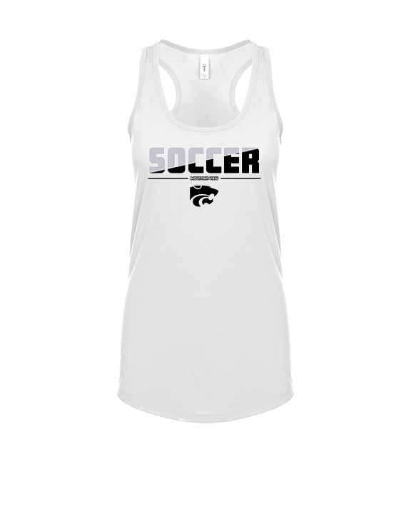Mountain View HS Girls Soccer Cut - Womens Tank Top