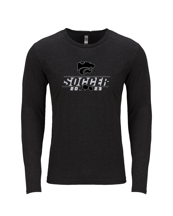 Mountain View HS Girls Soccer Lines 23 - Tri-Blend Long Sleeve