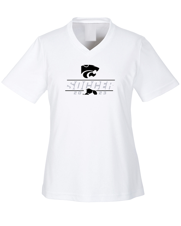 Mountain View HS Girls Soccer Lines 23 - Womens Performance Shirt