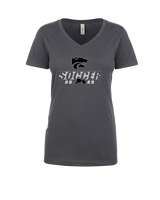 Mountain View HS Girls Soccer Lines 23 - Womens Vneck