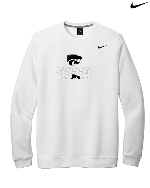 Mountain View HS Girls Soccer Lines 24 - Mens Nike Crewneck