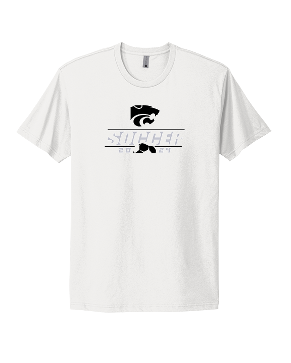 Mountain View HS Girls Soccer Lines 24 - Mens Select Cotton T-Shirt