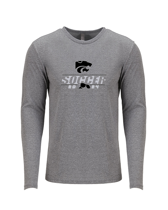 Mountain View HS Girls Soccer Lines 24 - Tri-Blend Long Sleeve