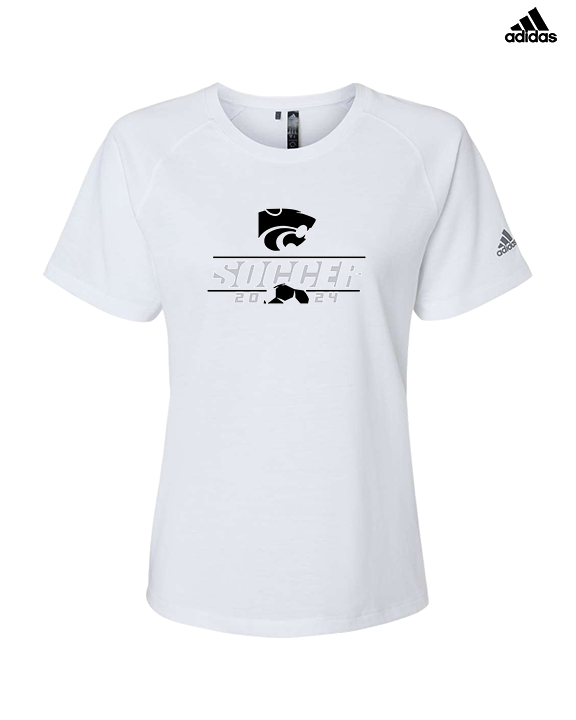 Mountain View HS Girls Soccer Lines 24 - Womens Adidas Performance Shirt