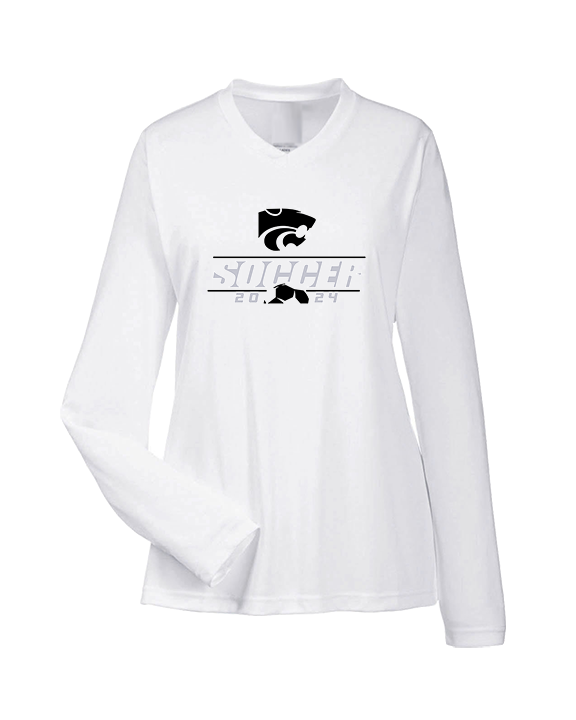Mountain View HS Girls Soccer Lines 24 - Womens Performance Longsleeve