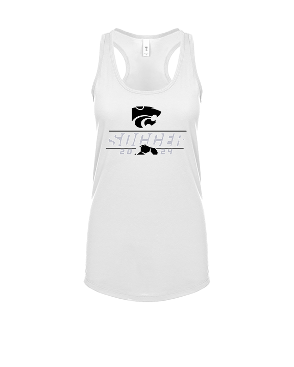 Mountain View HS Girls Soccer Lines 24 - Womens Tank Top