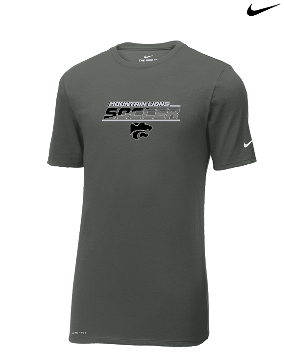 Mountain View HS Girls Soccer Soccer - Mens Nike Cotton Poly Tee