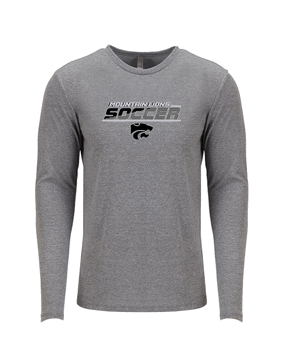 Mountain View HS Girls Soccer Soccer - Tri-Blend Long Sleeve