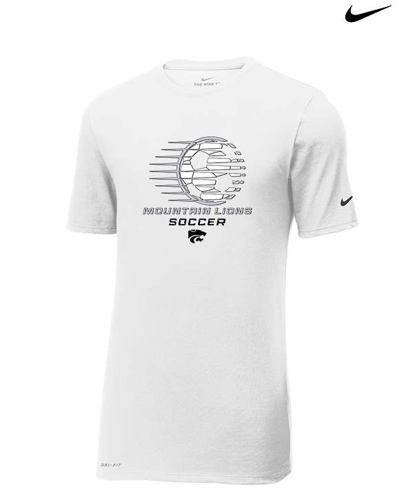Mountain View HS Girls Soccer Speed - Mens Nike Cotton Poly Tee