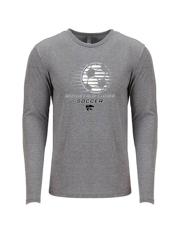 Mountain View HS Girls Soccer Speed - Tri-Blend Long Sleeve
