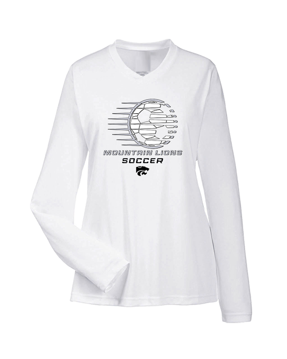 Mountain View HS Girls Soccer Speed - Womens Performance Longsleeve