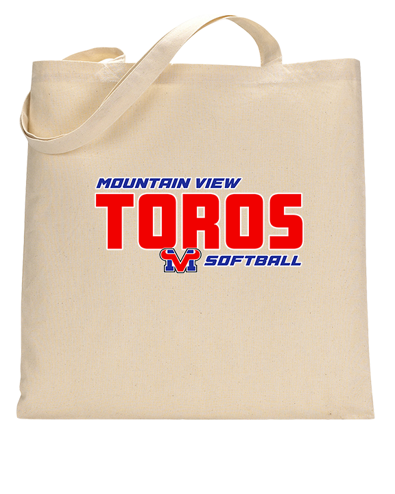 Mountain View HS Softball Bold - Tote