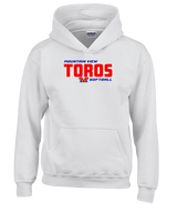 Mountain View HS Softball Bold - Youth Hoodie