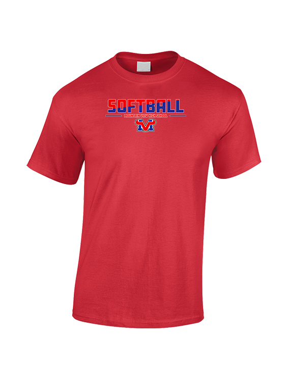 Mountain View HS Softball Cut - Cotton T-Shirt