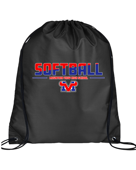 Mountain View HS Softball Cut - Drawstring Bag