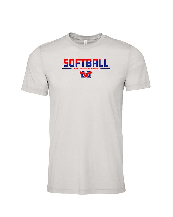 Mountain View HS Softball Cut - Tri-Blend Shirt