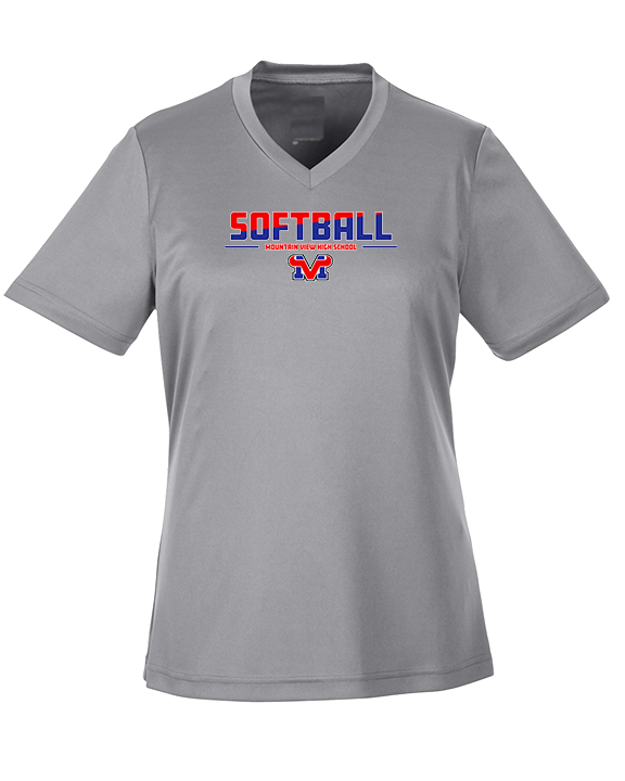 Mountain View HS Softball Cut - Womens Performance Shirt