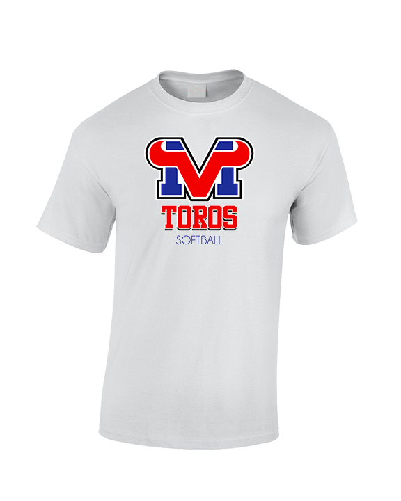 Mountain View HS Softball Shadow - Cotton T-Shirt